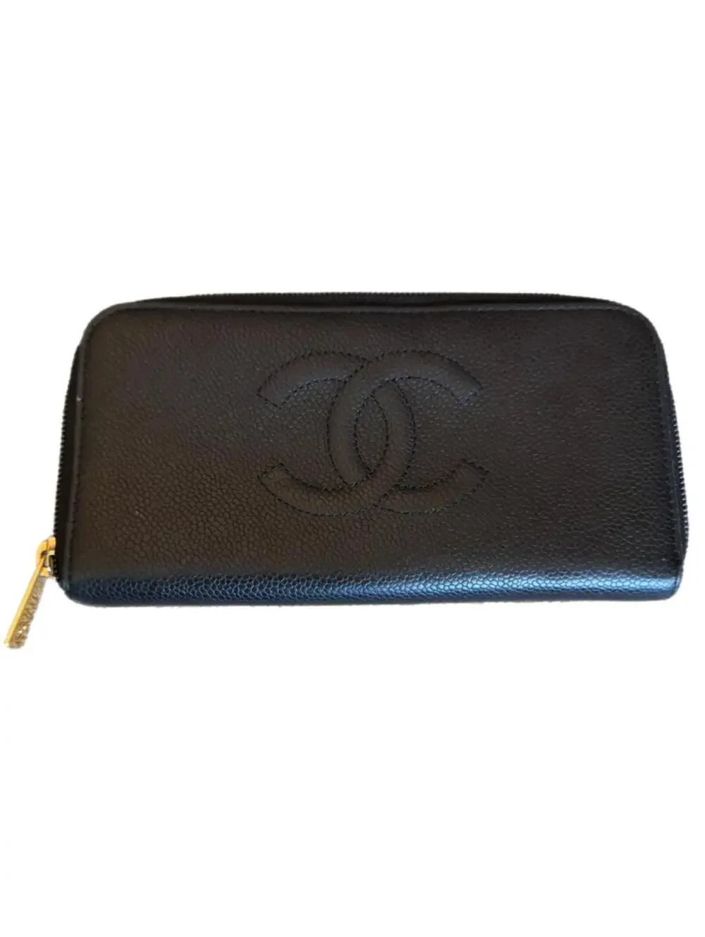 Chanel Timeless CC Zip-Around Long Wallet  (Comes With Box Card And Coa) (P35)